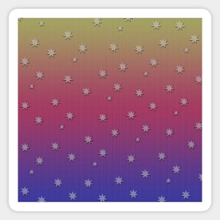 Colorful stars Sticker